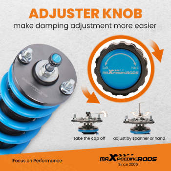 maXpeedingrods Adjustable Damper Coilovers Kit compatible for Honda S2000 AP1/AP2 2000-2009 Lowering Kit